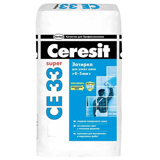 Затирка Ceresit CE33)/2 Графит 2 кг