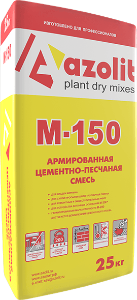 Азолит М-150, Кладочный раствор 25кг